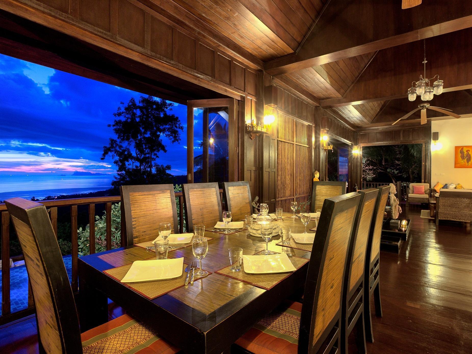 Villa Thai Teak - Panoramic Sea & Sunset Views Koh Samui Zewnętrze zdjęcie